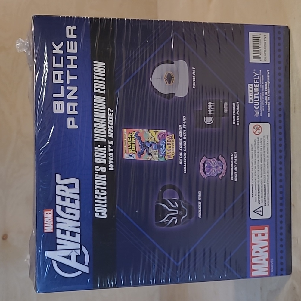 Marvel Avengers Black Panther Vibranium Edition Box New Sealed Box - Picture 2 of 3